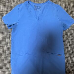 Figs Technical Collection Blue Scrub Pants